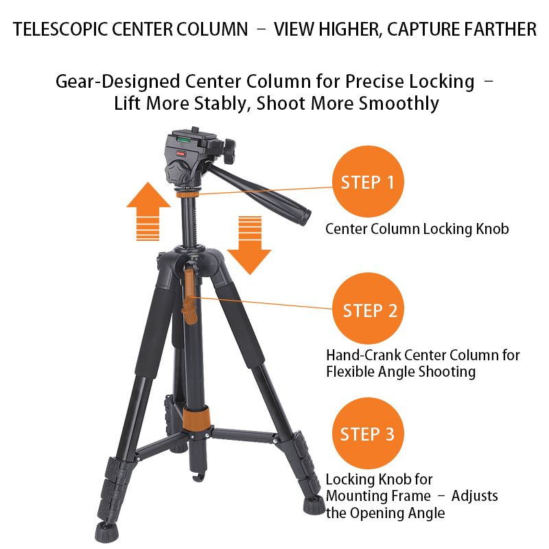 Telescope Tripod (Extendable up to 160 cm, universally applicable)