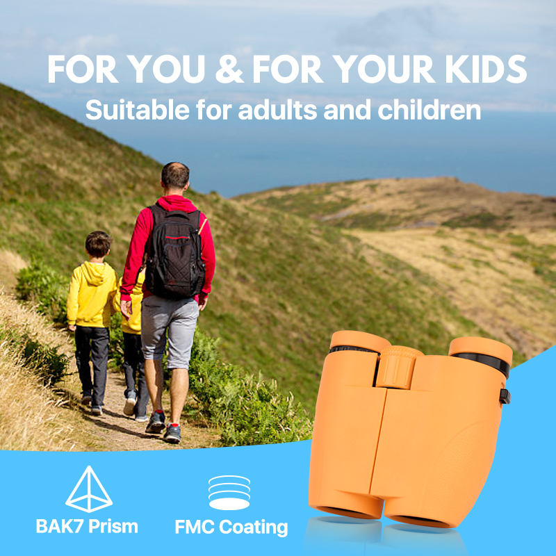 10×25 Portable Children's Binoculars