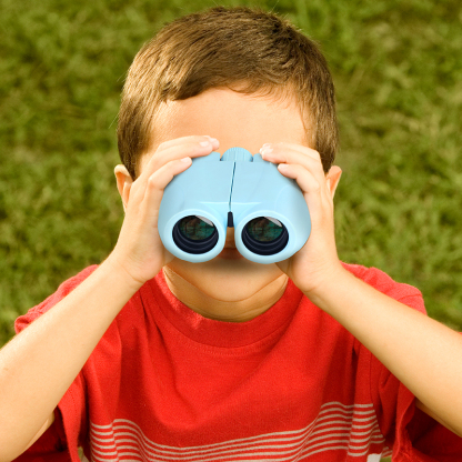 10×25 Portable Children's Binoculars