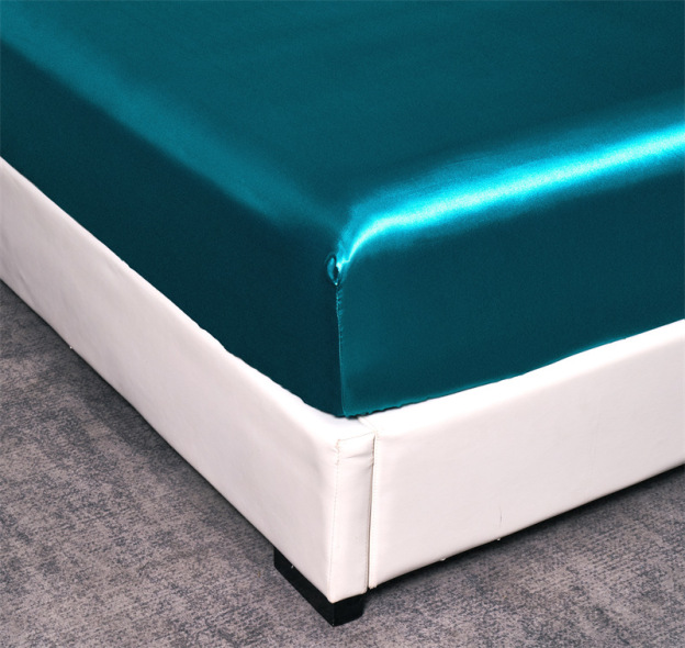  Silk Satin 4-Piece Bed Sheet Set 