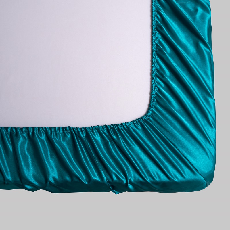 Silk Satin 4-Piece Bed Sheet Set 