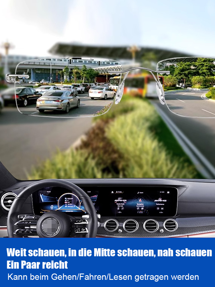 Smart Zoom Blaulichtschutz HD-Lesebrille