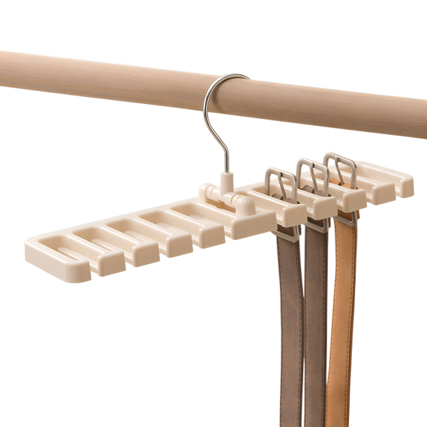 Home Gürtelaufbewahrungsständer Schal Krawattenständer Multifunktionaler drehbarer Gürtelschalaufbew