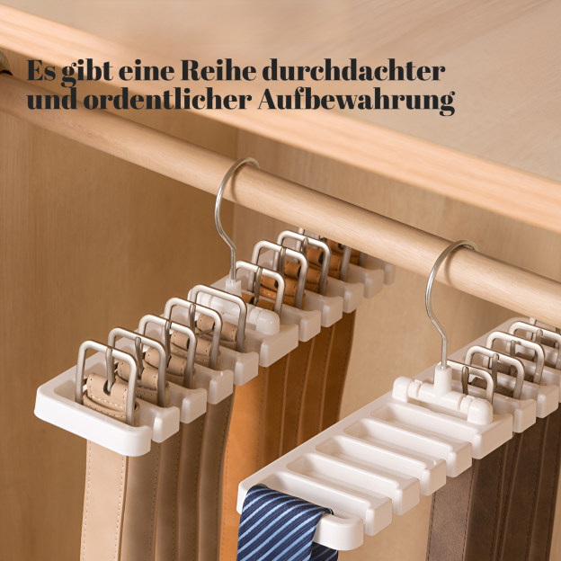 Home Gürtelaufbewahrungsständer Schal Krawattenständer Multifunktionaler drehbarer Gürtelschalaufbew