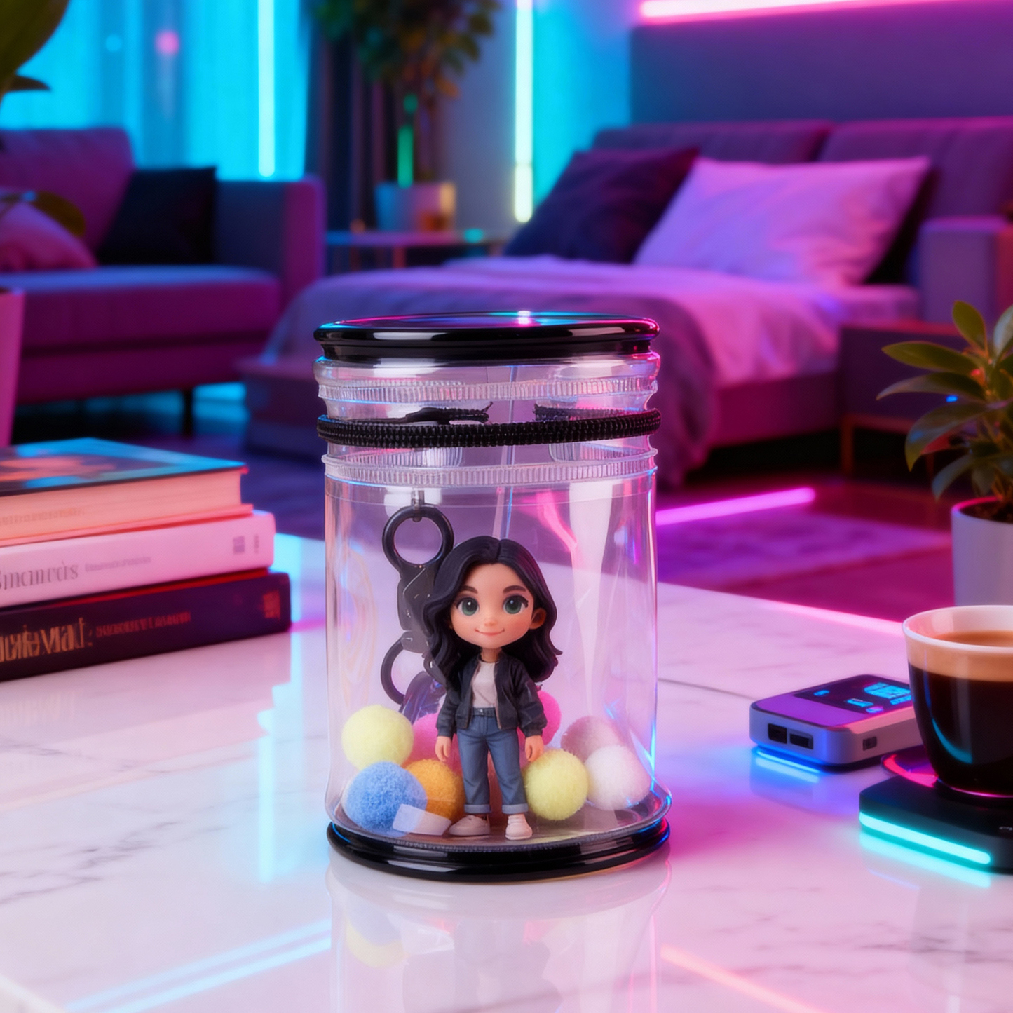 Custom 3D Model from Photo Bag Charm Personalized Hanging Decoration & Special Keepsake Figurine