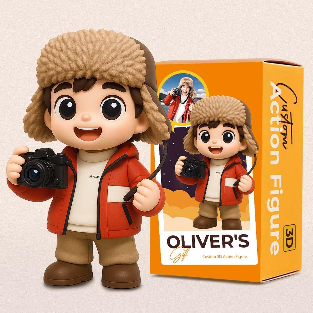 Personalized 3D Printed Travel Lover Toy Create a One-of-a-Kind Surprise Gift - 