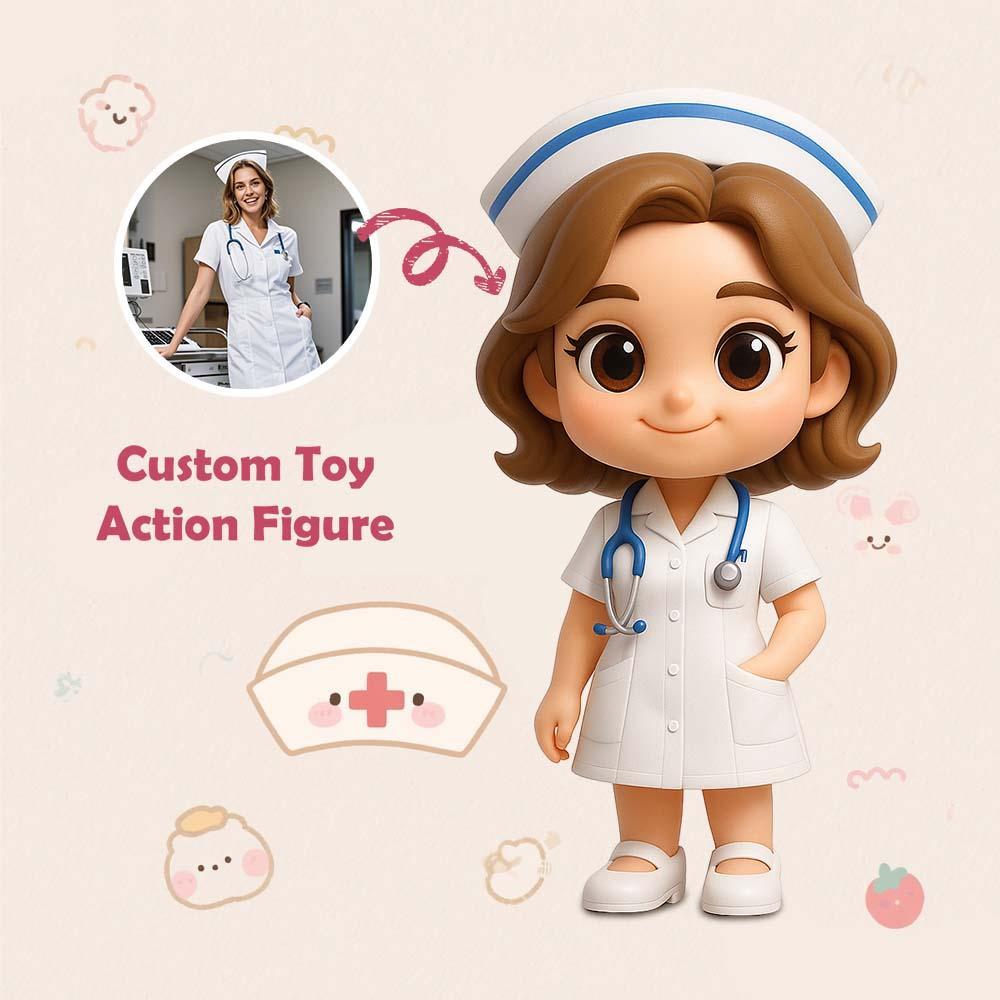Custom 3D Action Figure from Photo Unique & Thoughtful Gift for Nurses - 