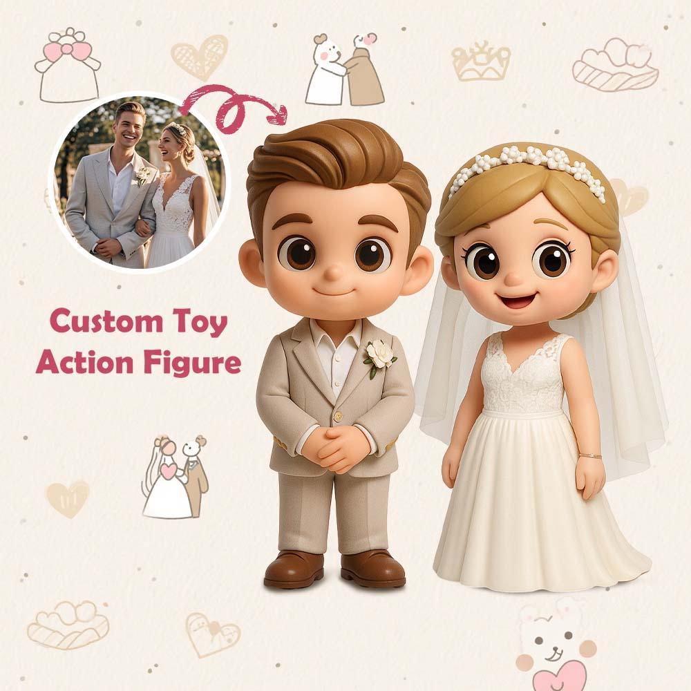 Custom Toy Figure 3D Mini Figures Personalization Photo Blind Box Wedding Gifts