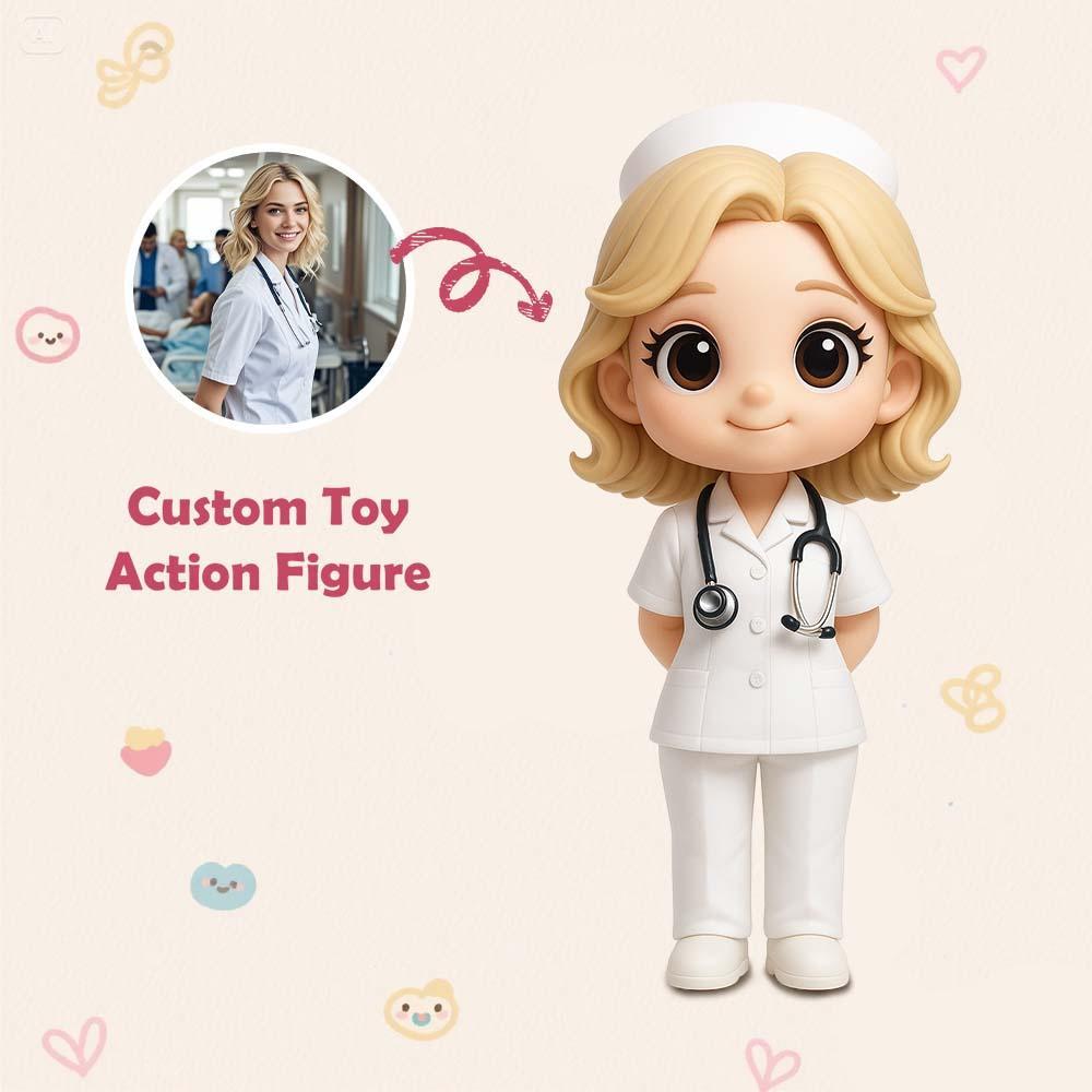 Custom 3D Action Figure from Photo Unique & Thoughtful Gift for Nurses - 