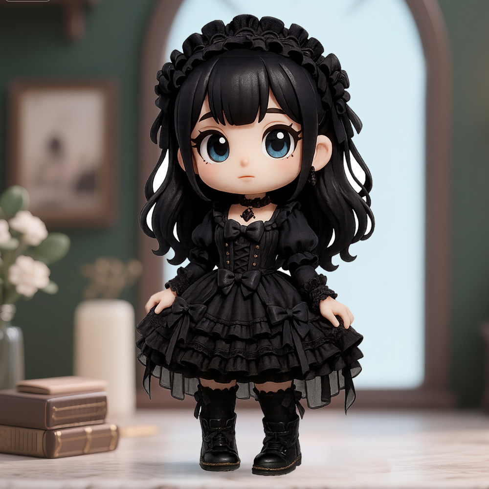 Custom 3D Lolita Style Figure From Your Lolita Photo Create Your Unique Personalized Doll Birthday Gift For Friends Lovers And Lolita Fans - 