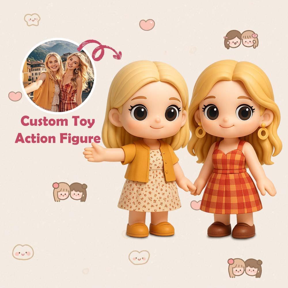 Custom Sister 3D Action Figure from Photo Unique & Thoughtful Gifts For Her - 