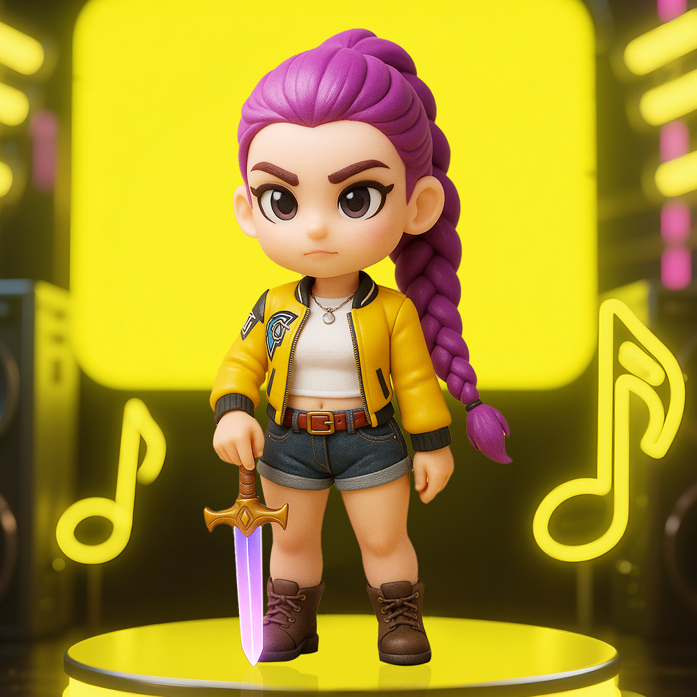 Custom Cosplay Character 3D Chibi Figure from Your Cos Photo with Costume and Pose Details Perfect Birthday Gift for Your Fellow Coser - 