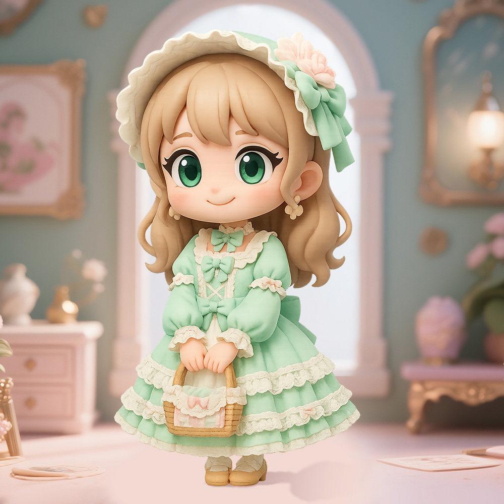 Custom 3D Lolita Style Figure From Your Lolita Photo Create Your Unique Personalized Doll Birthday Gift For Friends Lovers And Lolita Fans - 