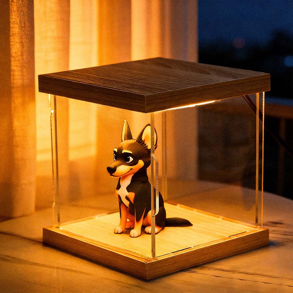 Custom Photo Mini Figure LED Light Home Decor Unique Romantic Gift for Couples Birthdays Anniversaries and Special Occasions - 