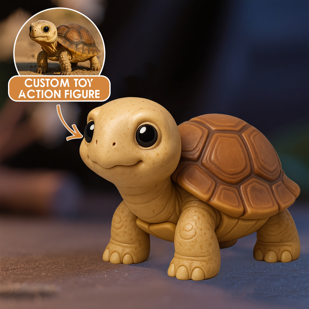 3D Personalized Action Figure From Photo Custom Toy Model With Realistic Features Gift For Pet Lovers - 