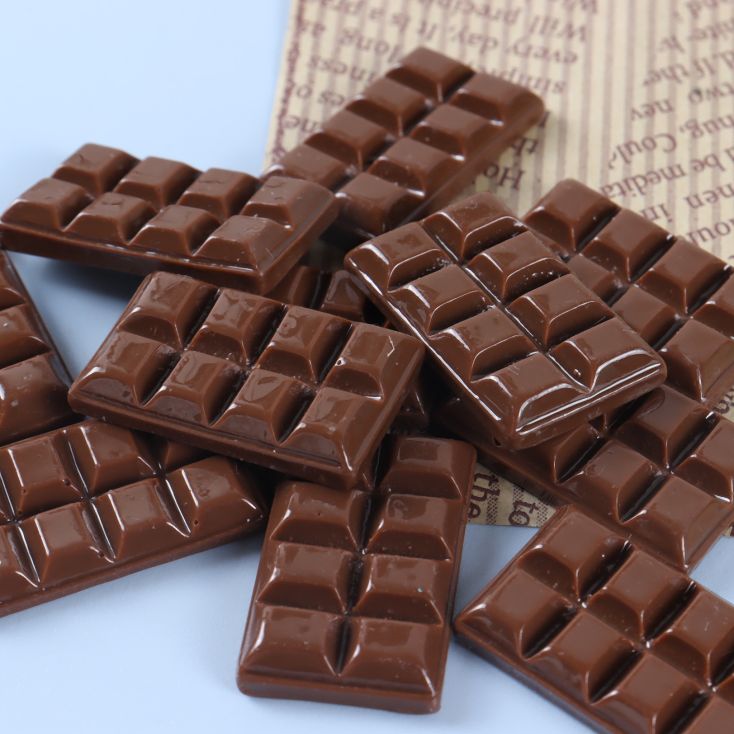 Mini Resin Chocolate Figurines Small Realistic Dessert Accessories for DIY Sweet House - 