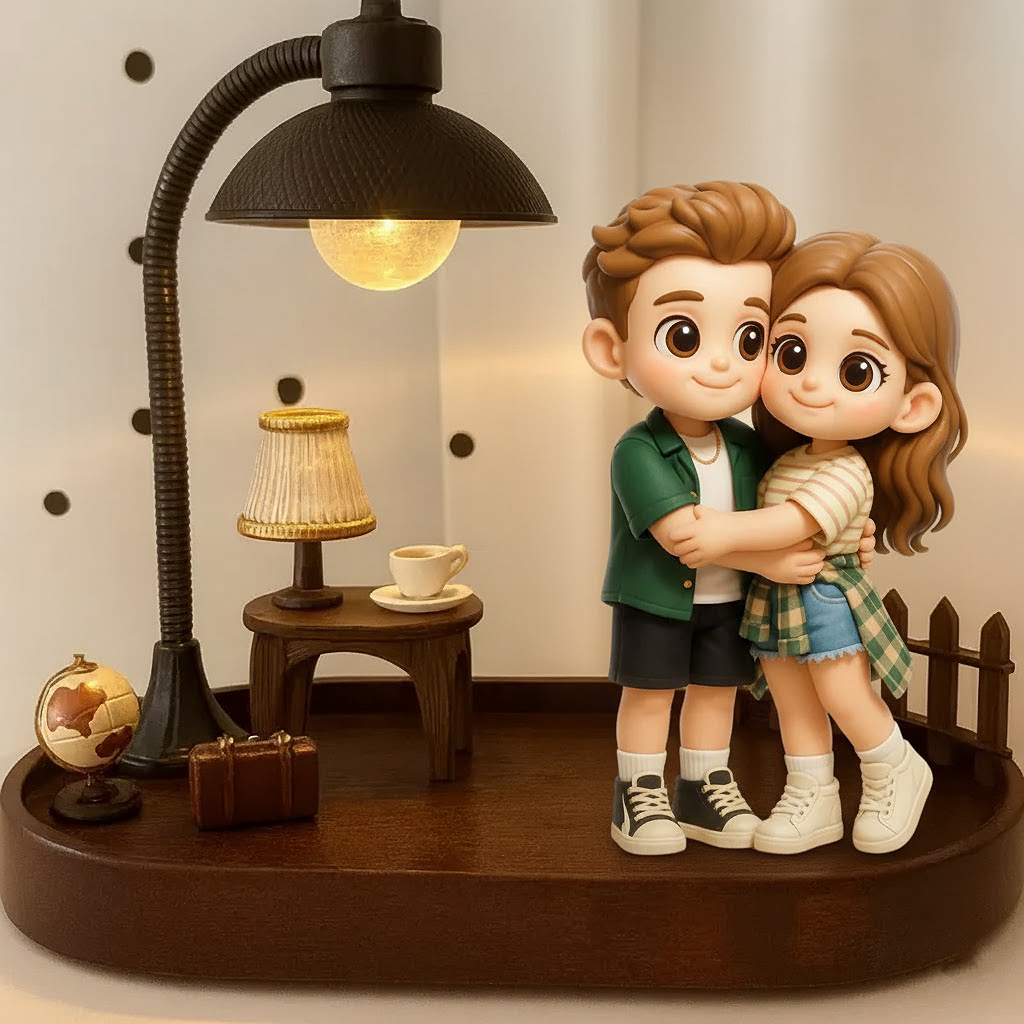 Custom 3D Figurine Desk Lamp Personalized Gift Decorative Night Light Home Decoration