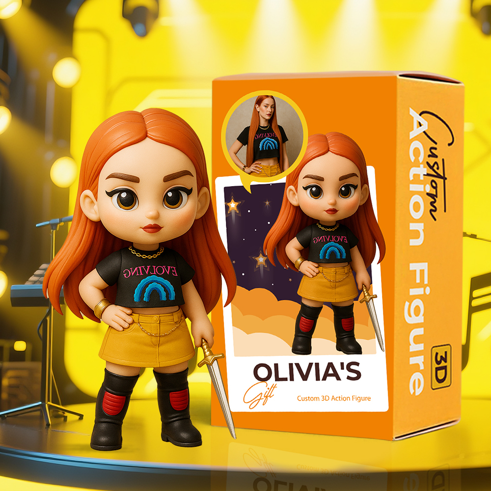 Personalized 3D Chibi Style Figurine from Your Cos Photo Lifelike Cosplay Character Replica Collectible Perfect Birthday Gift for Your Fellow Coser - 