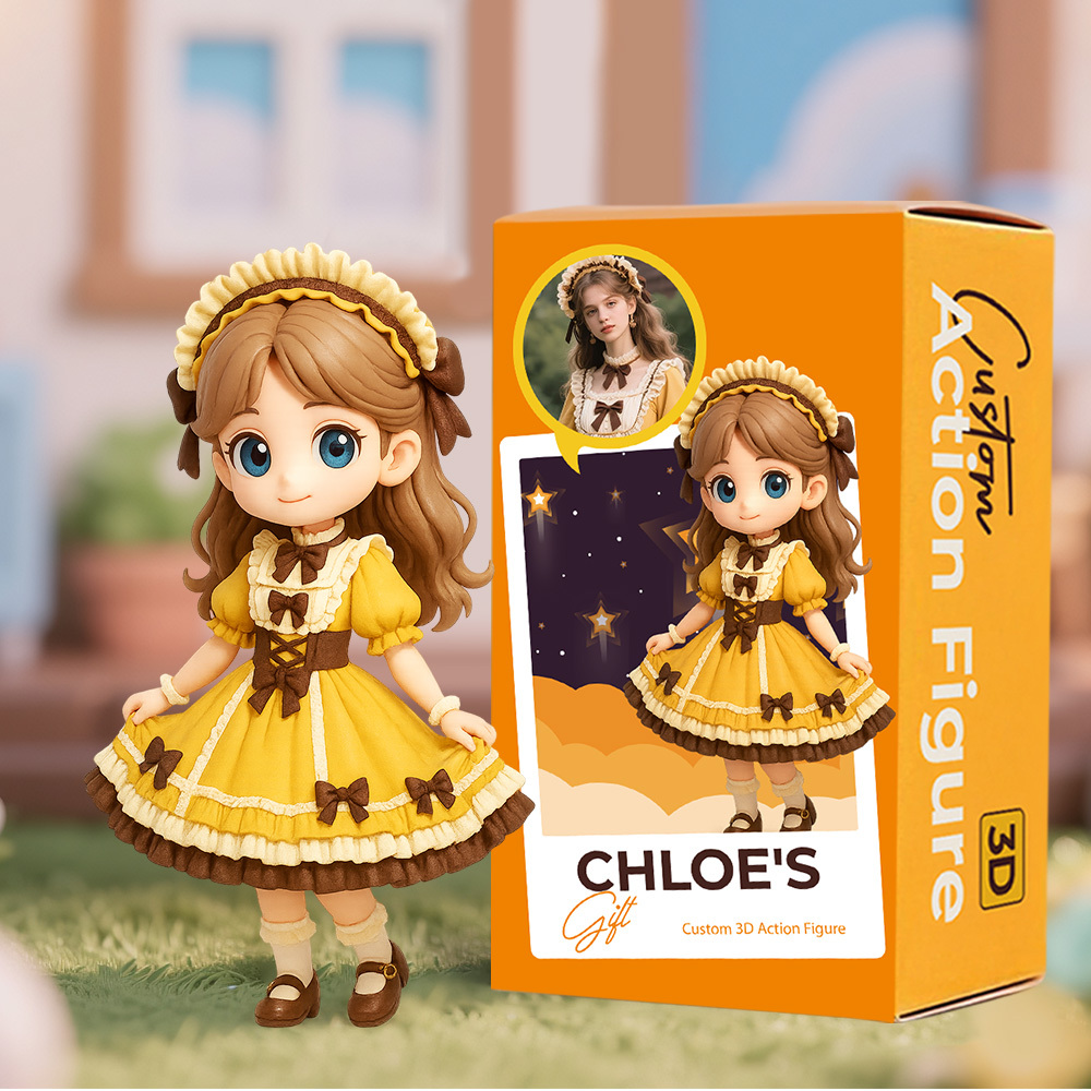 Custom 3D Lolita Style Figure From Your Lolita Photo Create Your Unique Personalized Doll Birthday Gift For Friends Lovers And Lolita Fans - 