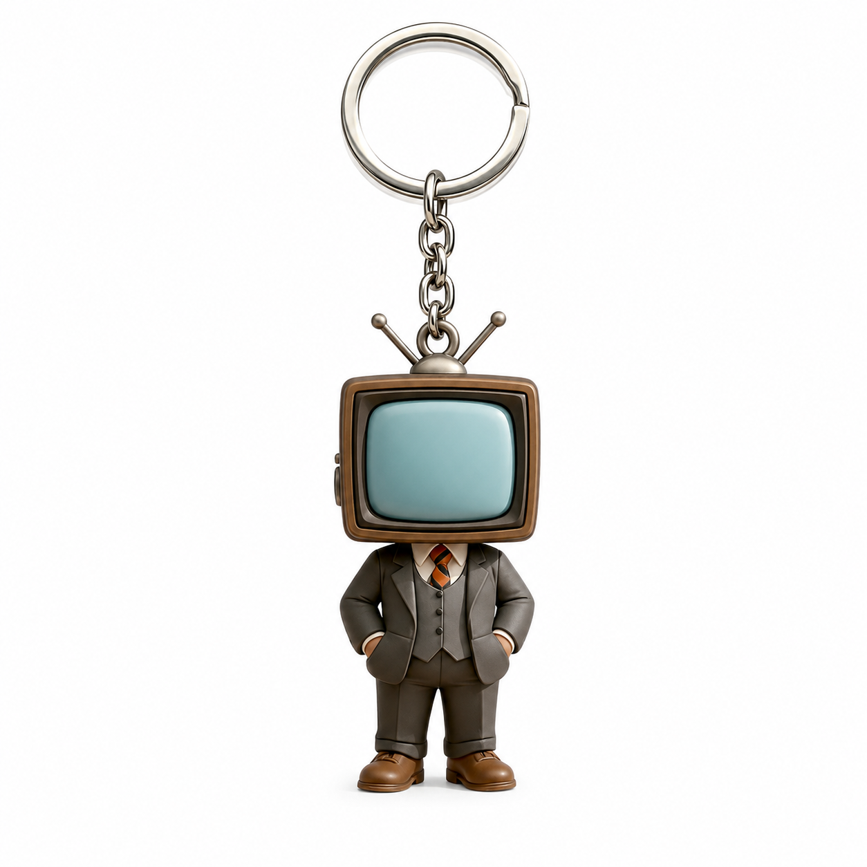 Custom Couple 3D Keychain Figure from Your Photo Personalized Mini Figurine Gift for Lover Customized Unique Gift for Anniversary - 