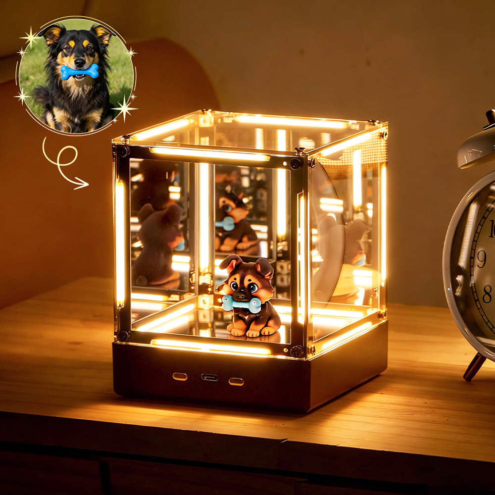 Custom 3D Figurine From Your Photo with Deep Abyss Night Light Personalized Romantic Gift for Anniversary Wedding Valentine Free Shipping - 