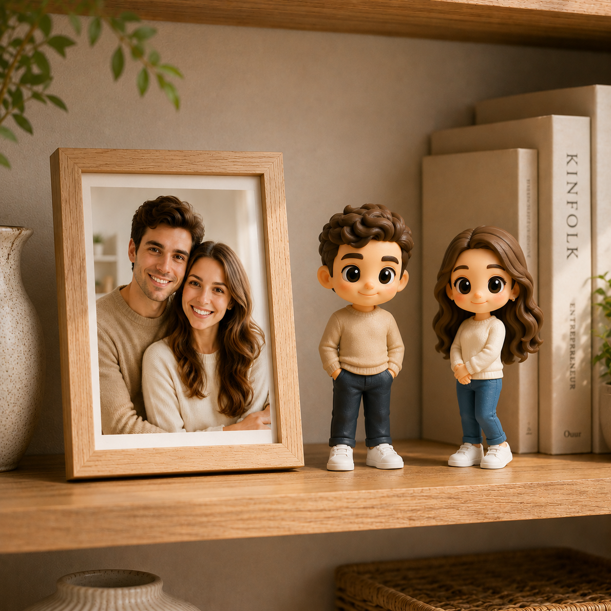 Custom 3D Figure from Photo Personalized Figurine for Shelves Desks & Home Decor Perfect Unique Gift - 