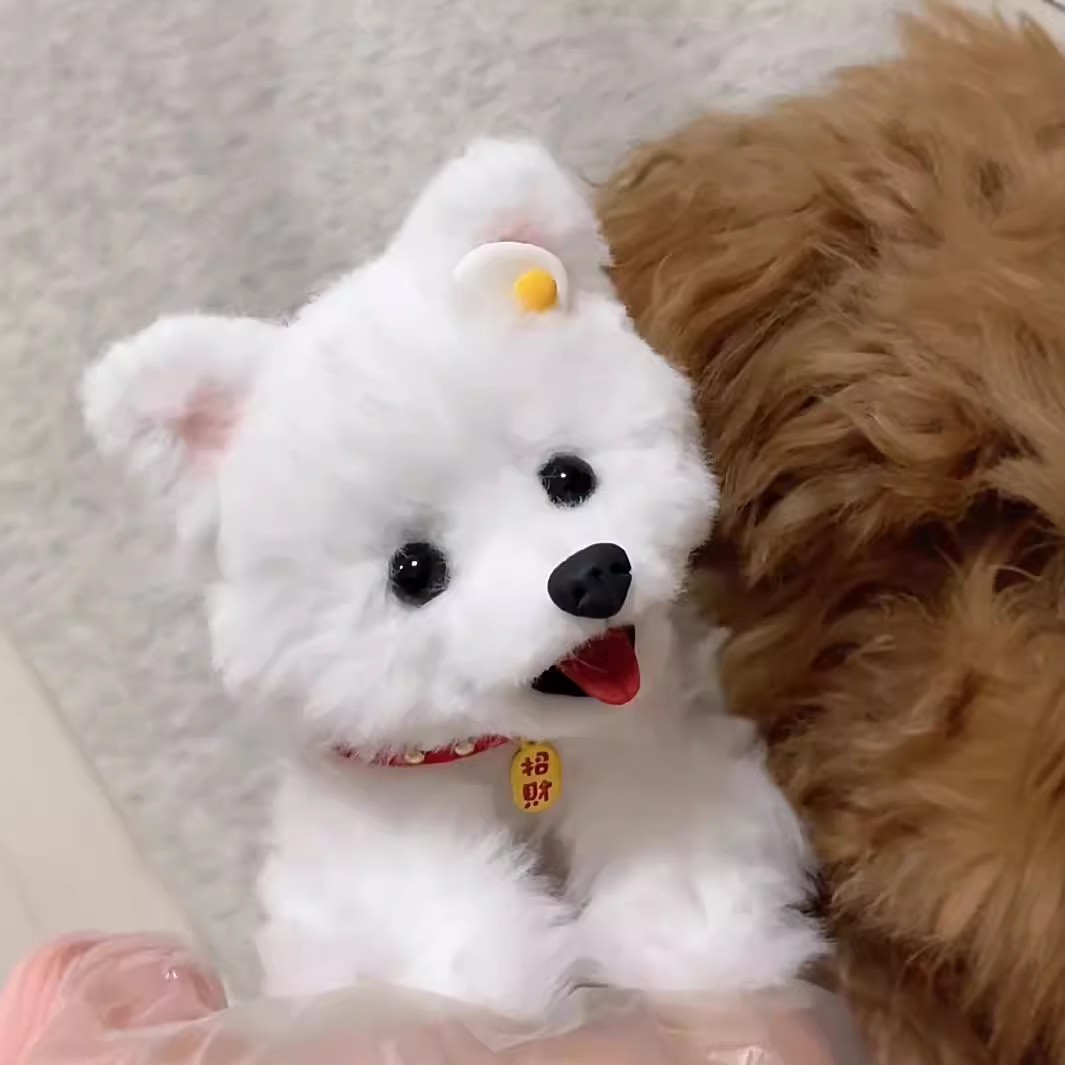 Custom Long-Pile Plush Pet Charm-Personalized Plush Pet Accessory Handmade from Your Photo