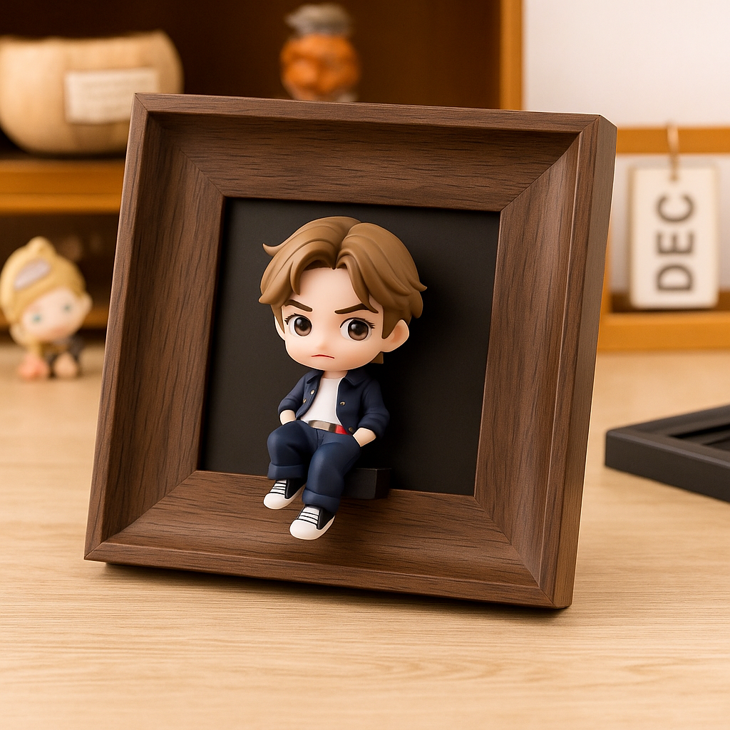 Custom 3D Figure Display Case Wall-Mounted Frame Wall Picture Frames DIY Decor Display Shelf