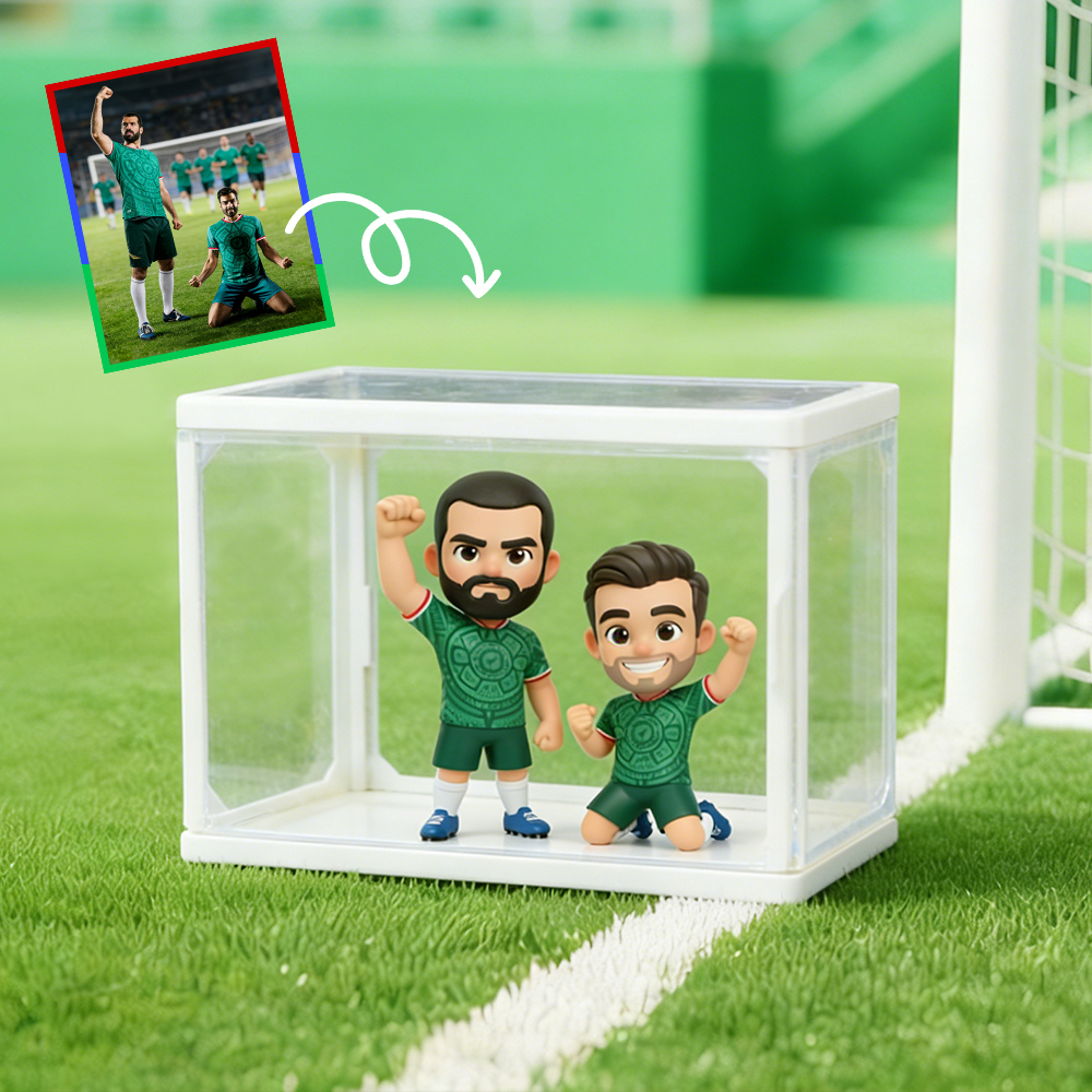 Custom Football Fan 3D Night Light Personalized Soccer Player Lamp Gift for Soccer Lovers - 