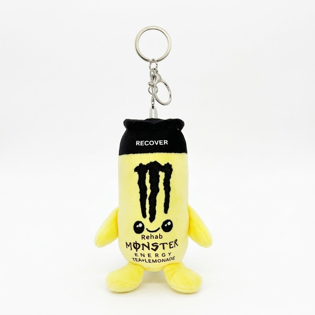 Energy Drink Can Shaped Plush Toy – Soft Soda Can Plushie Pillow, Cool Aesthetic Room Decor & Birthday Gift for Gamer Friends - 