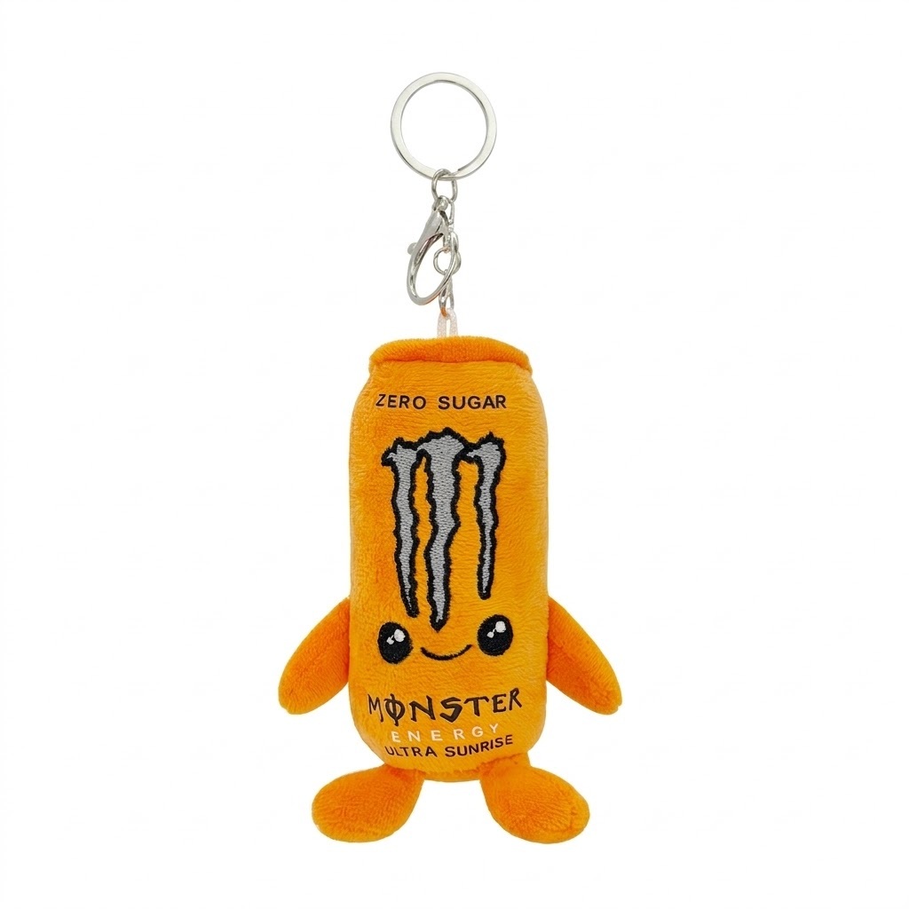 Energy Drink Can Shaped Plush Toy – Soft Soda Can Plushie Pillow, Cool Aesthetic Room Decor & Birthday Gift for Gamer Friends - 