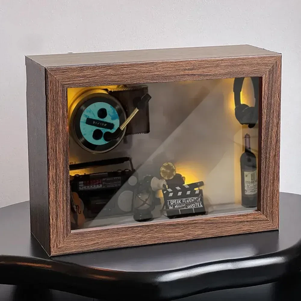 Custom 3D Style Display Box with Personalised Photo Design No Figure Included Gift Box Only