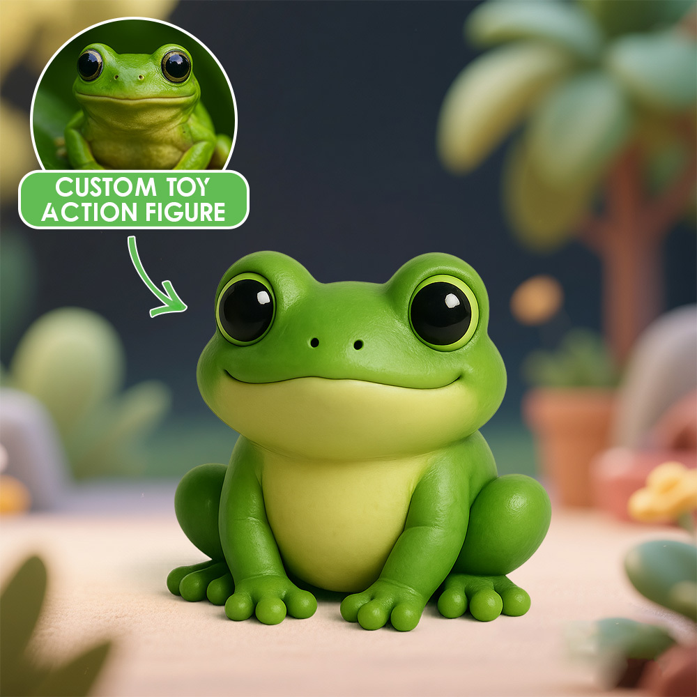 3D Personalized Action Figure From Photo Custom Toy Model With Realistic Features Gift For Pet Lovers - 