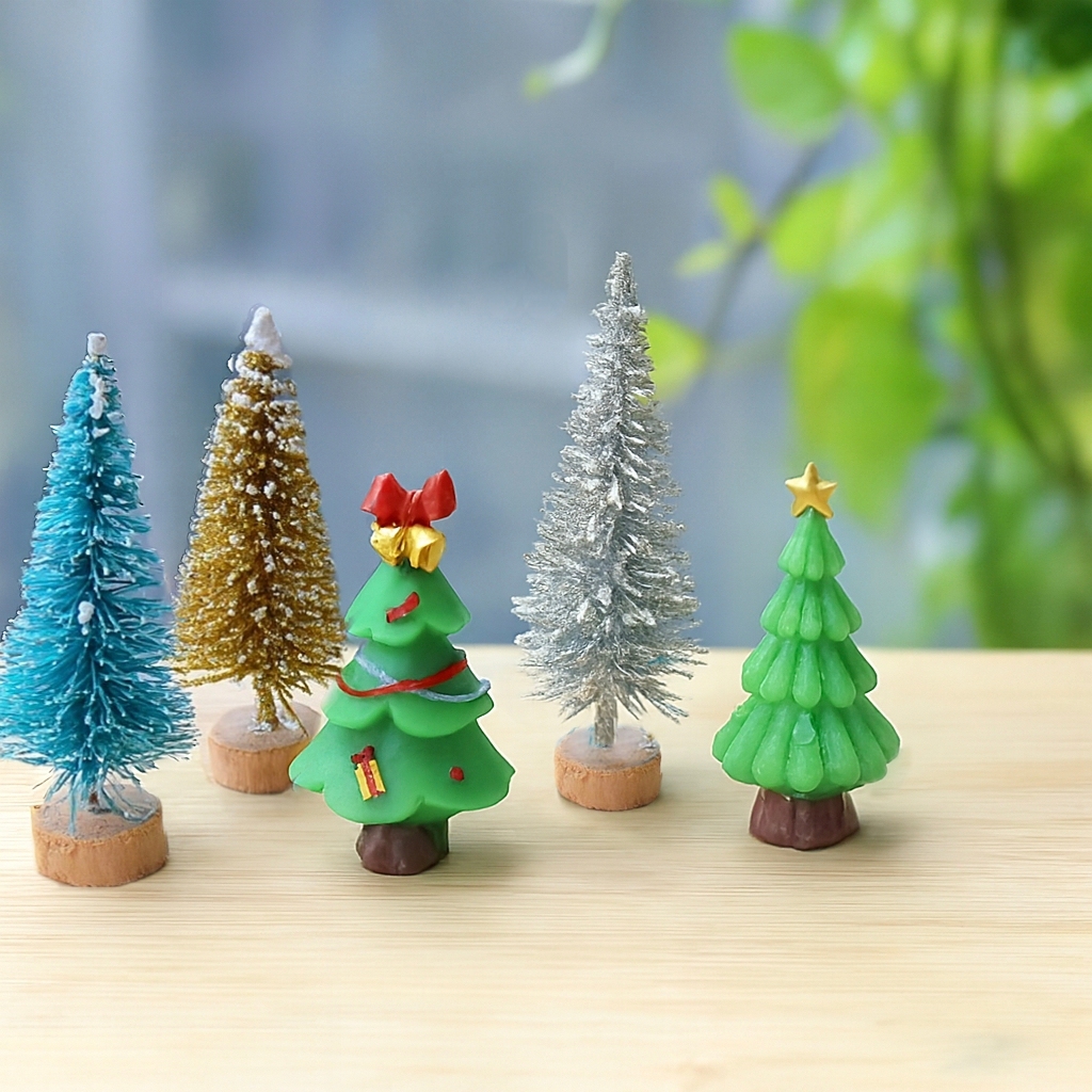 Christmas Miniature Scene Desktop Decor & DIY Craft Kit for Figure - 