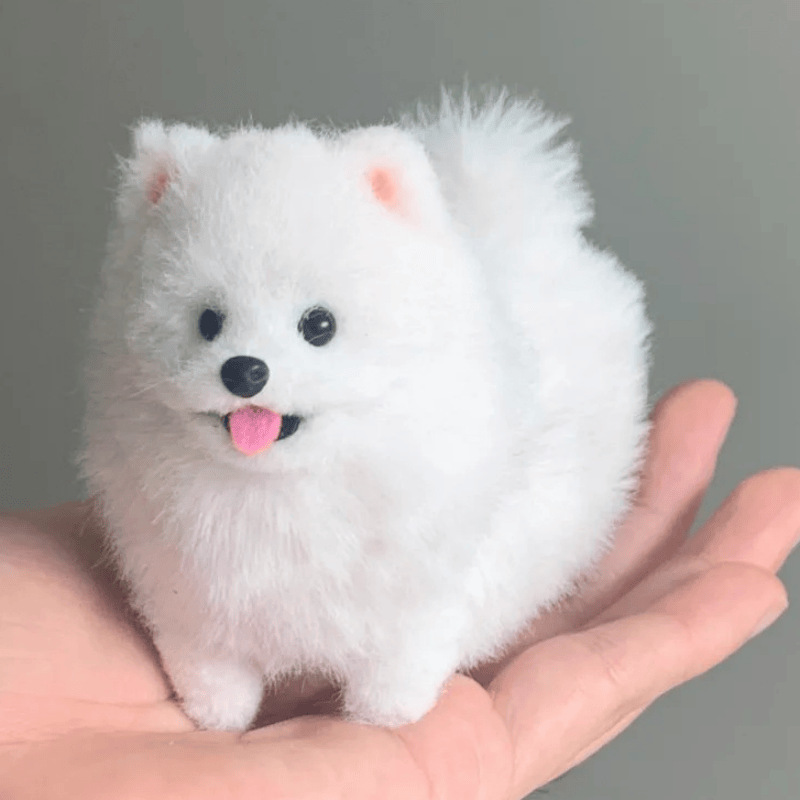 Custom Long-Pile Plush Pet Charm-Personalized Plush Pet Accessory Handmade from Your Photo