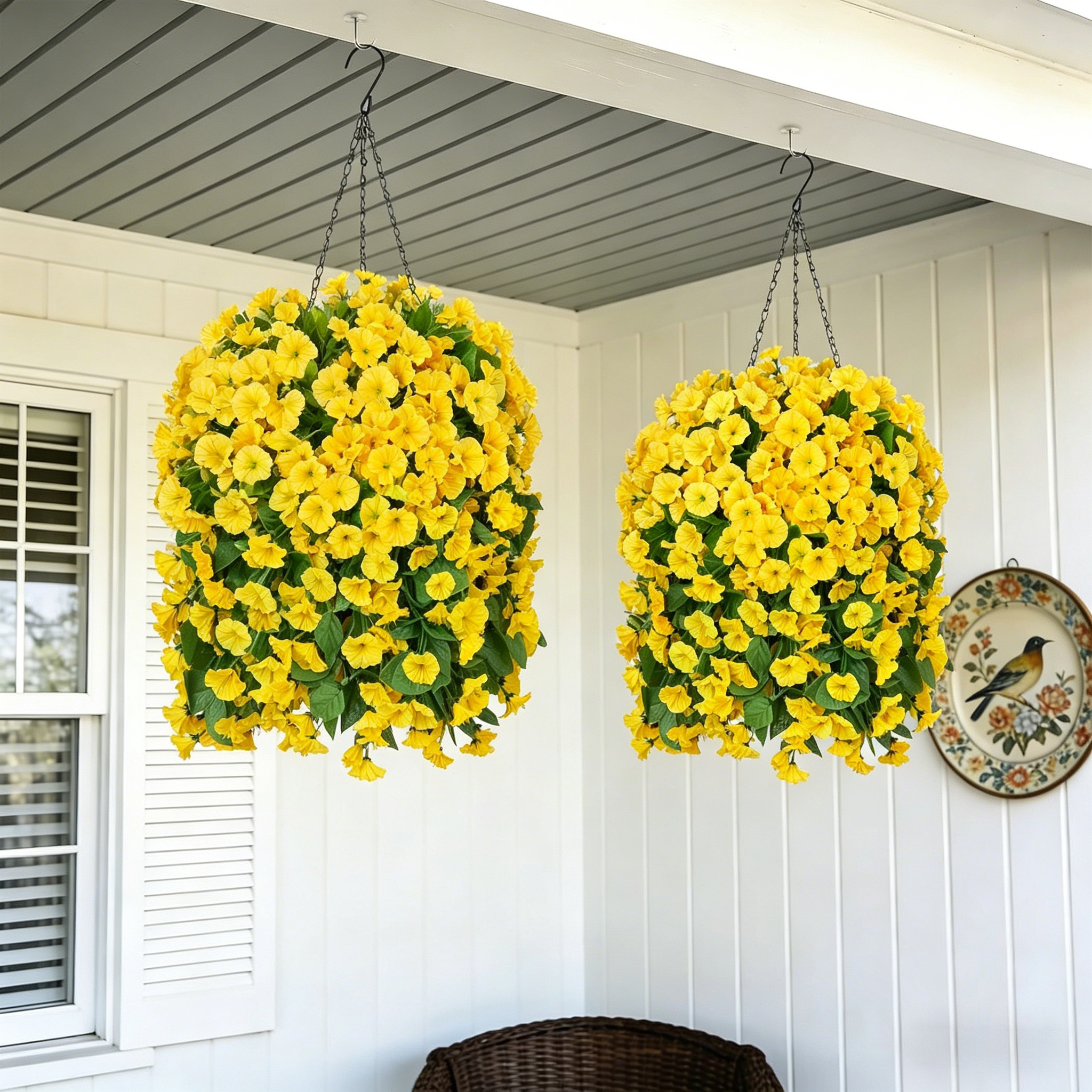 🔥70% Off Last Day🔥Ever bloom Cascades Timeless Beauty & Effortless Ambiance ,UV Resistant Artificial Petunias Flowers