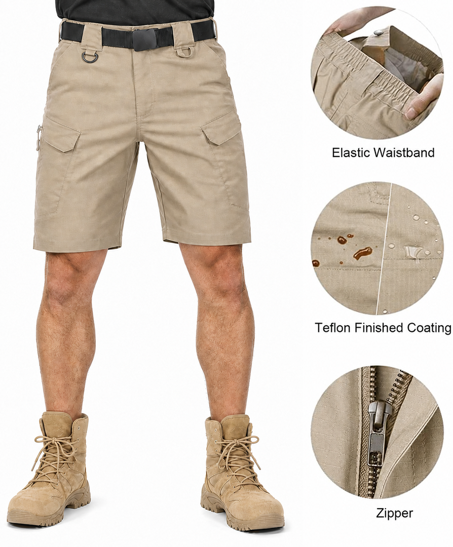 Men’s Tactical Cargo Shorts with Stretch, Storage & Comfort - Buy 2, Get Free Shipping