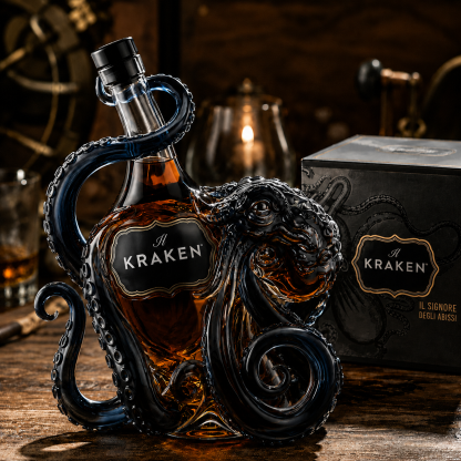 The Kraken Edition 3D RUM Octopus Bottle