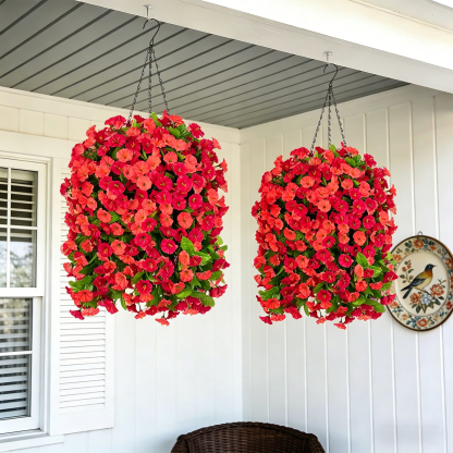 🔥70% Off Last Day🔥Ever bloom Cascades Timeless Beauty & Effortless Ambiance ,UV Resistant Artificial Petunias Flowers