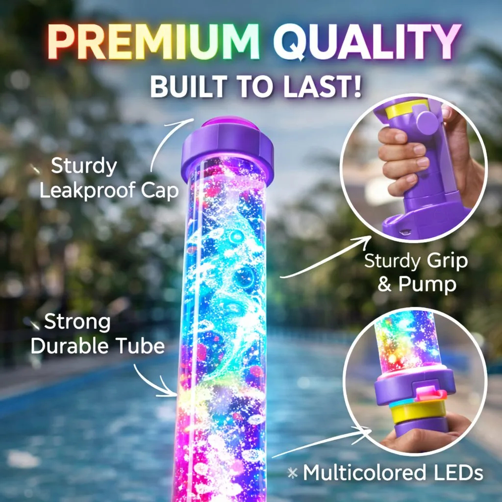 Glow Water Firework Stick - Kid-Safe Mess-Free Summer Toy (Patriotic Edition)