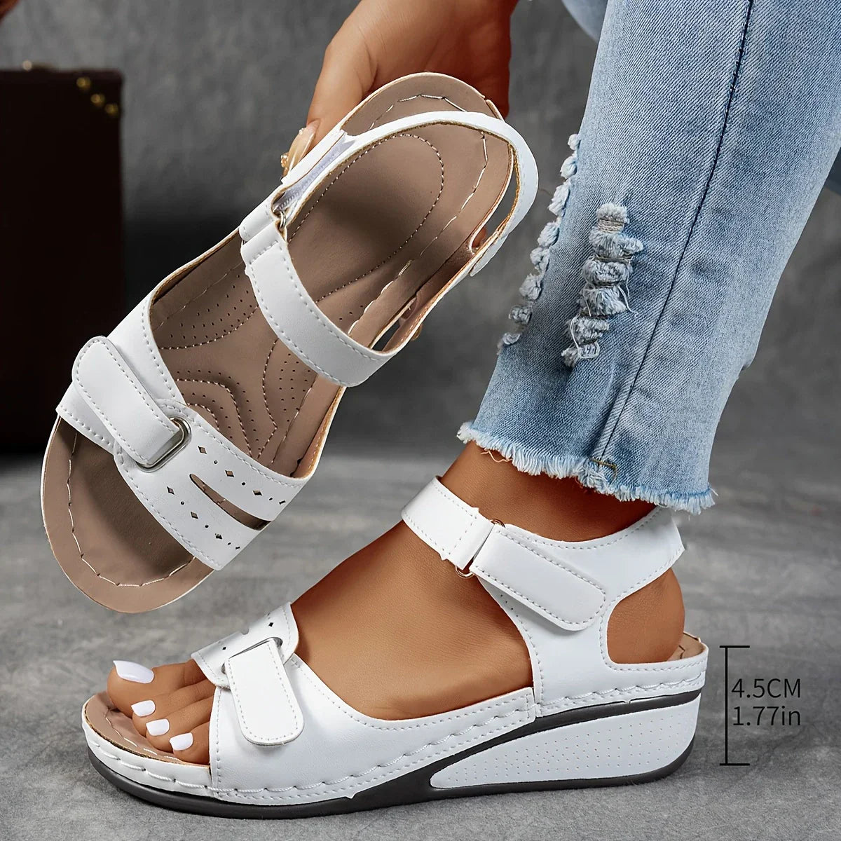 Podiatrist-Recommended Women’s Orthopedic Sandal: Advanced Arch Support & Heel Pain Relief