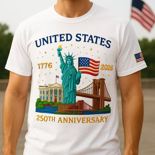 🇺🇸 Wear Freedom Proudly – U.S. 250th Anniversary T-shirt