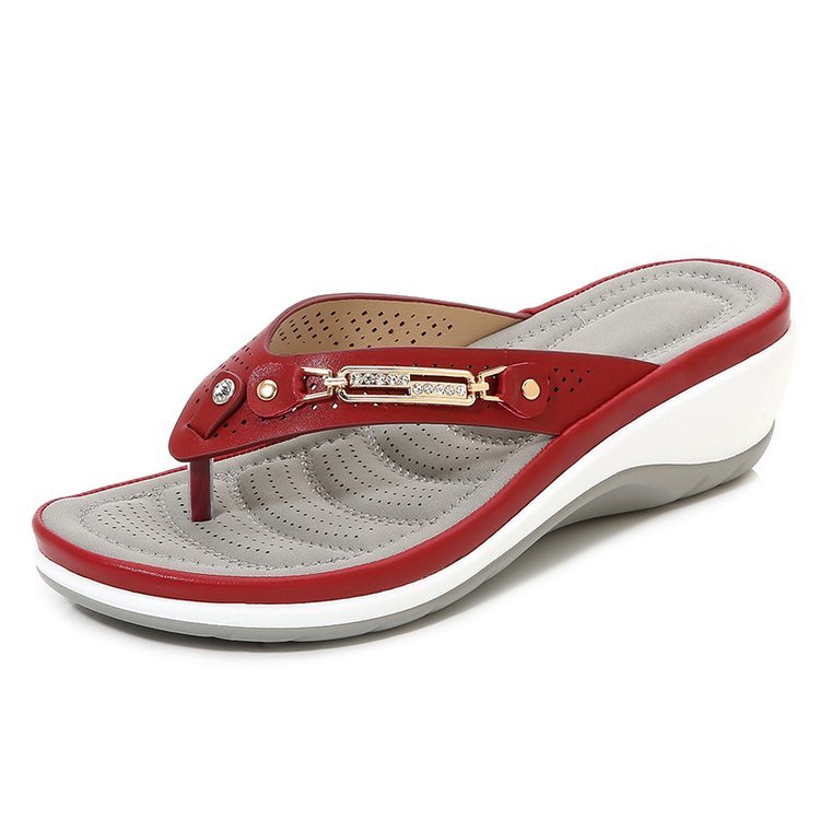 🔥Last day 70% OFF🔥- Women's Arch Support Soft Cushion Flip Flops Thong Sandals Slippers