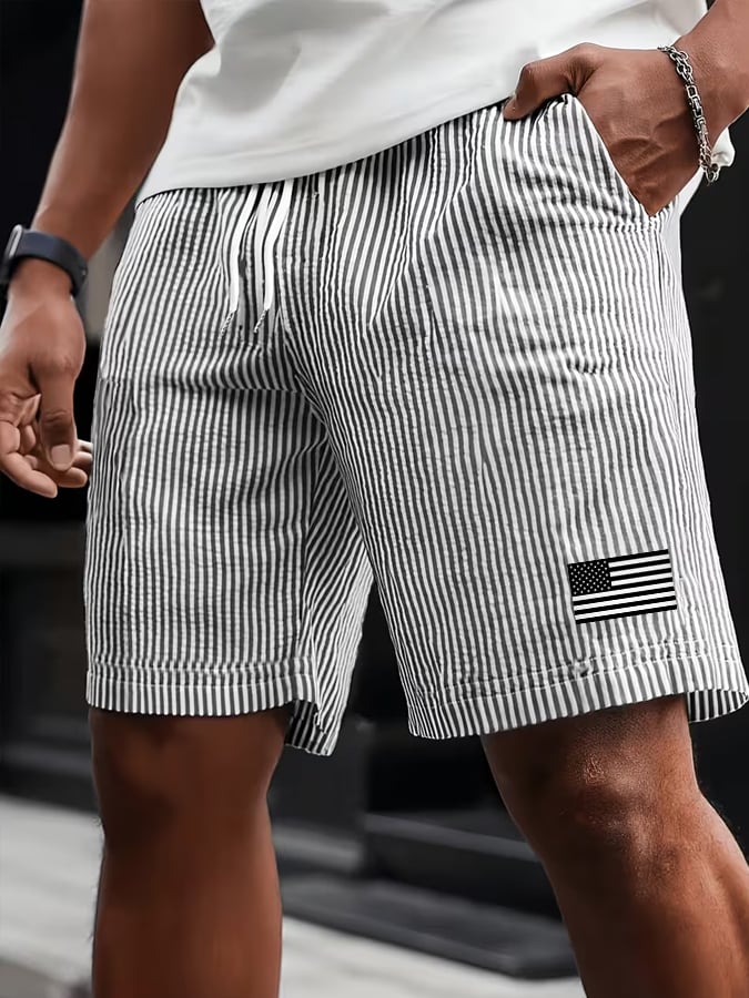 Men's Vintage-Style Simple & Comfortable Stretch Shorts
