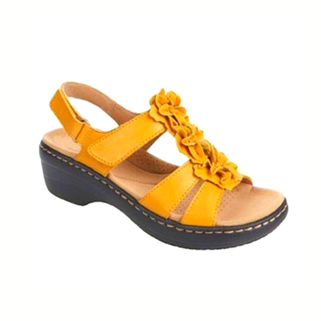 Women's Leather Arch Support Sandals for All-Day Comfort