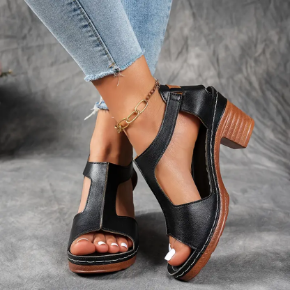 The Everything Sandal: Elegant Arch-Support Block Heels