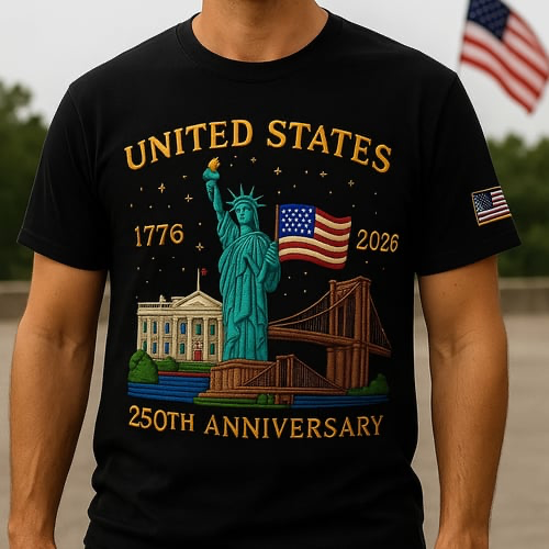 🇺🇸 Wear Freedom Proudly – U.S. 250th Anniversary T-shirt