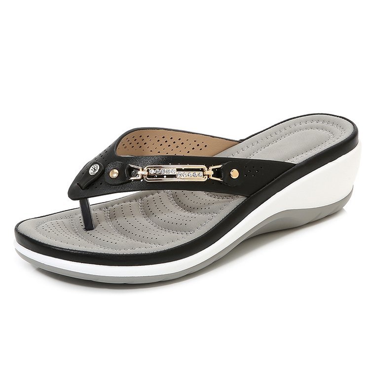 🔥Last day 70% OFF🔥- Women's Arch Support Soft Cushion Flip Flops Thong Sandals Slippers