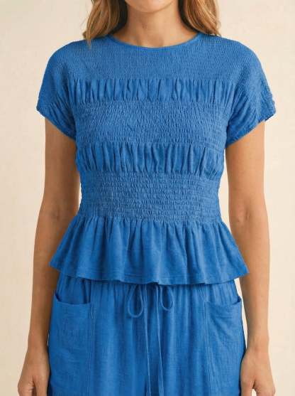 Jardin Linen Blend Two-Piece Set – Relaxed Chic Matching Outfit