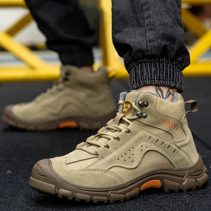 Steel Toe Shoes Lightweight Work Boots Men Women Comfortable Industrial Breathable Safety Construction Sneakers Indestructible
